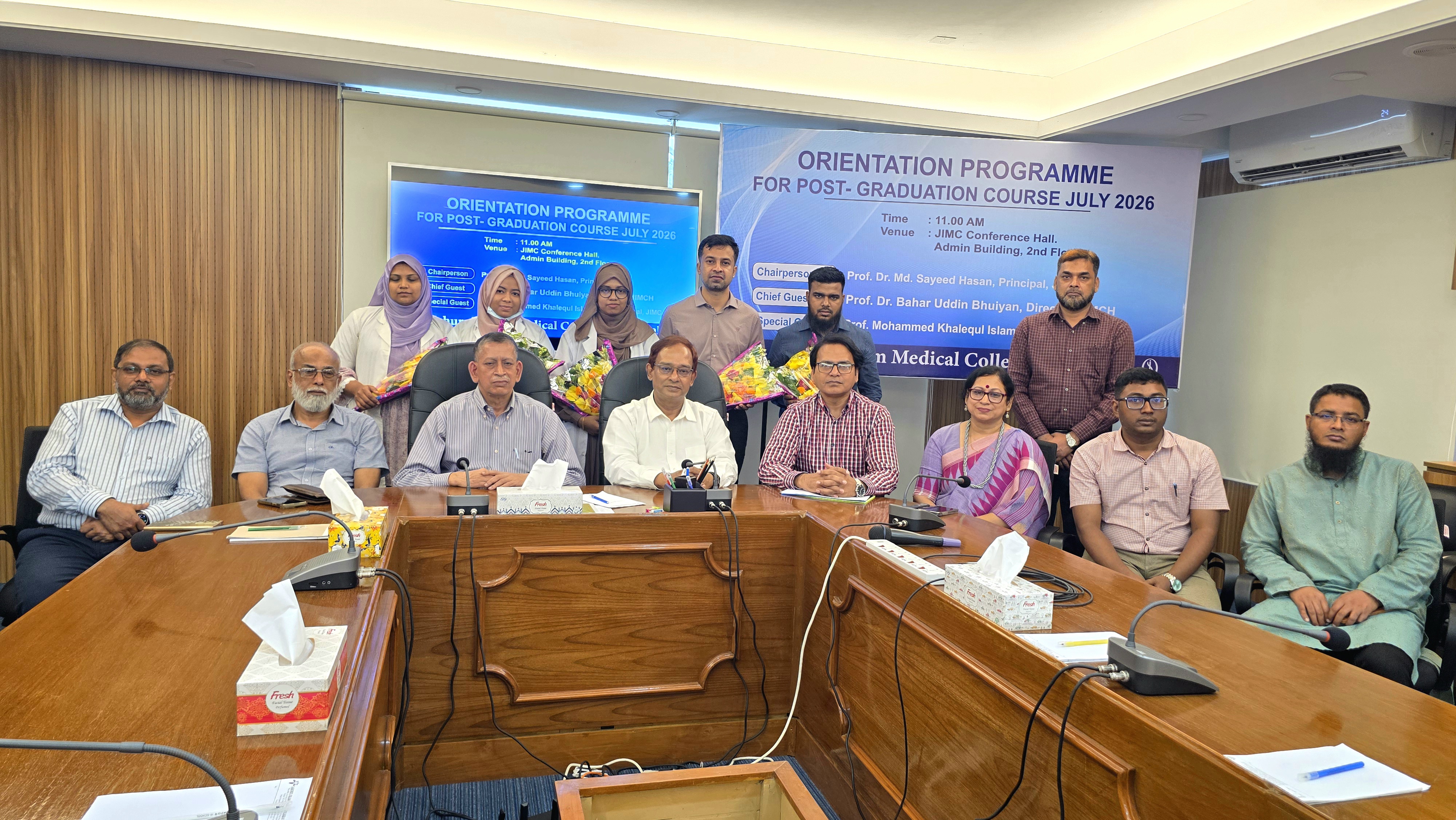 Orientation Programme for Postgraduate Courses 2026 Held at Jahurul Islam Medical College